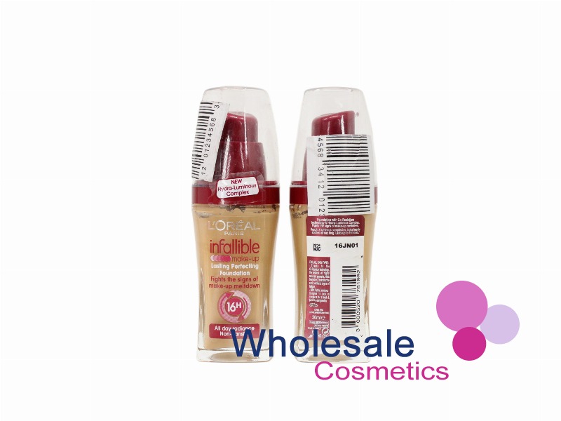 6 x L'Oreal Infallible Foundation 30ml - 260 GOLDEN SUN